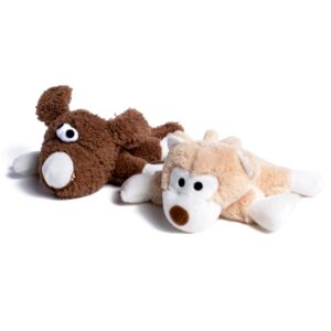 Saint Bernard Snuggle Plush Lying Animal Asst 18cm