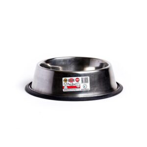Saint Bernard Bowl s/Steel Non Skid/Tip 1lt 32oz
