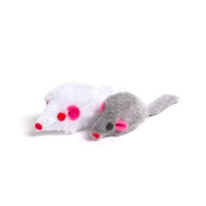 Saint Bernard Cat Toy Mouse 2pk